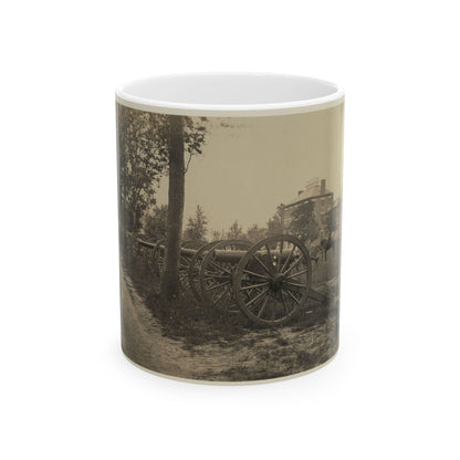 Batteries Of Field Pieces In Arsenal, Washington, D.C. (U.S. Civil War) White Coffee Mug