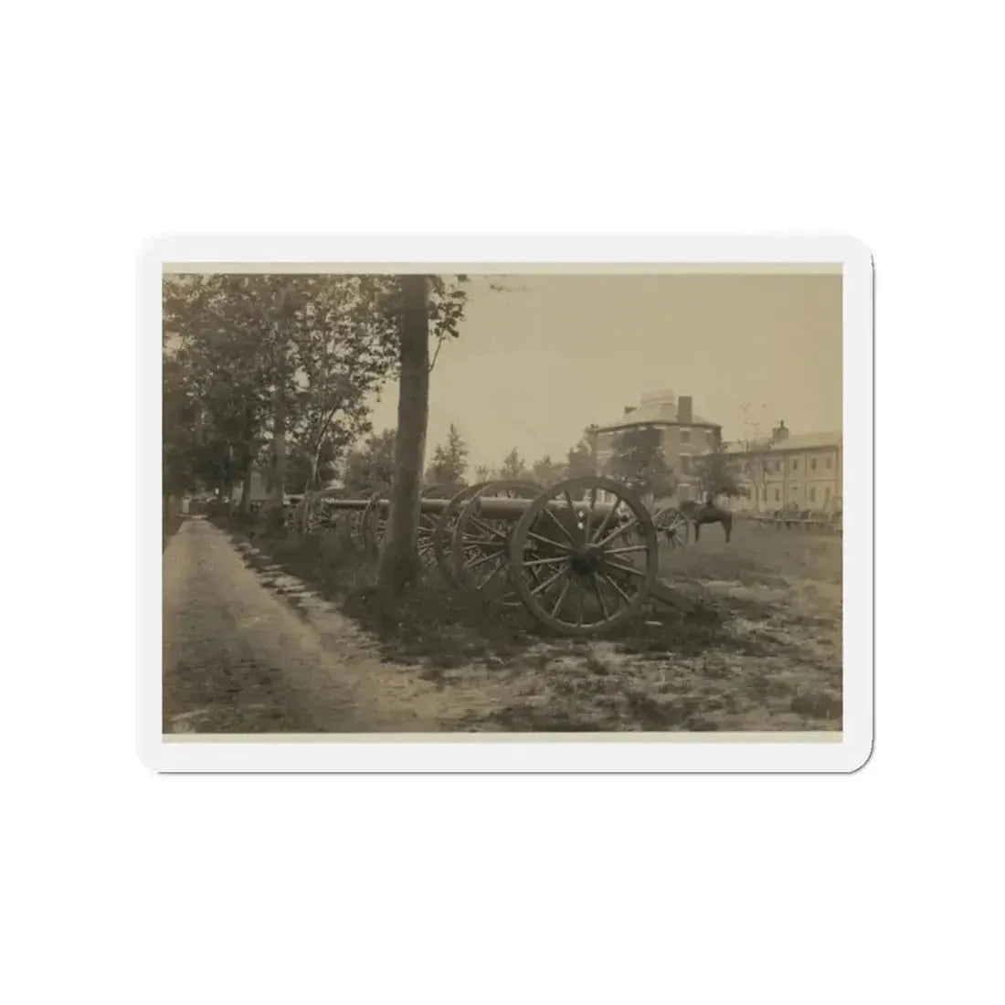 Batteries Of Field Pieces In Arsenal, Washington, D.C. (U.S. Civil War) Refrigerator Magnet - The Sticker Space