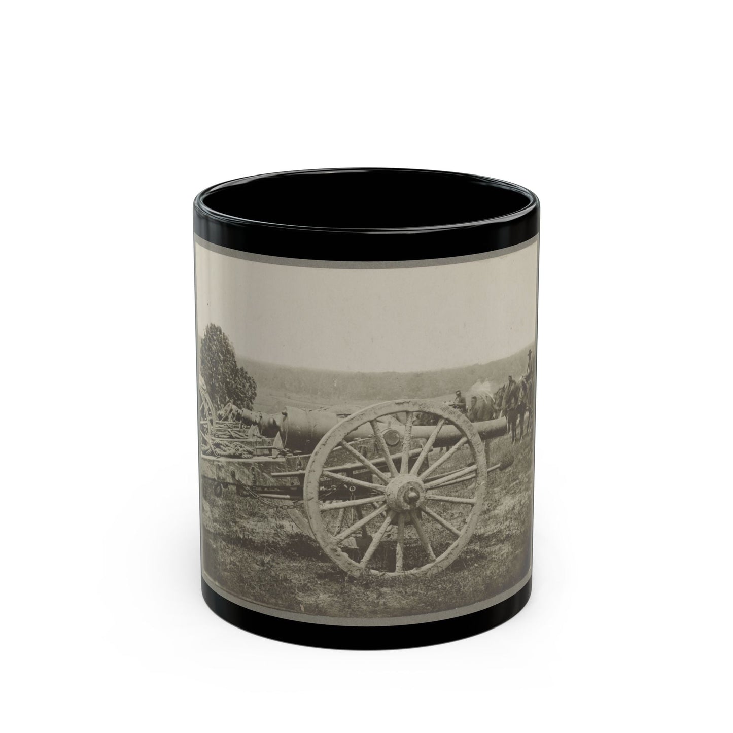 Battery - 1st N.Y. Artillery Battalion Near Fair Oaks, June 1862 (U.S. Civil War) Black Coffee Mug