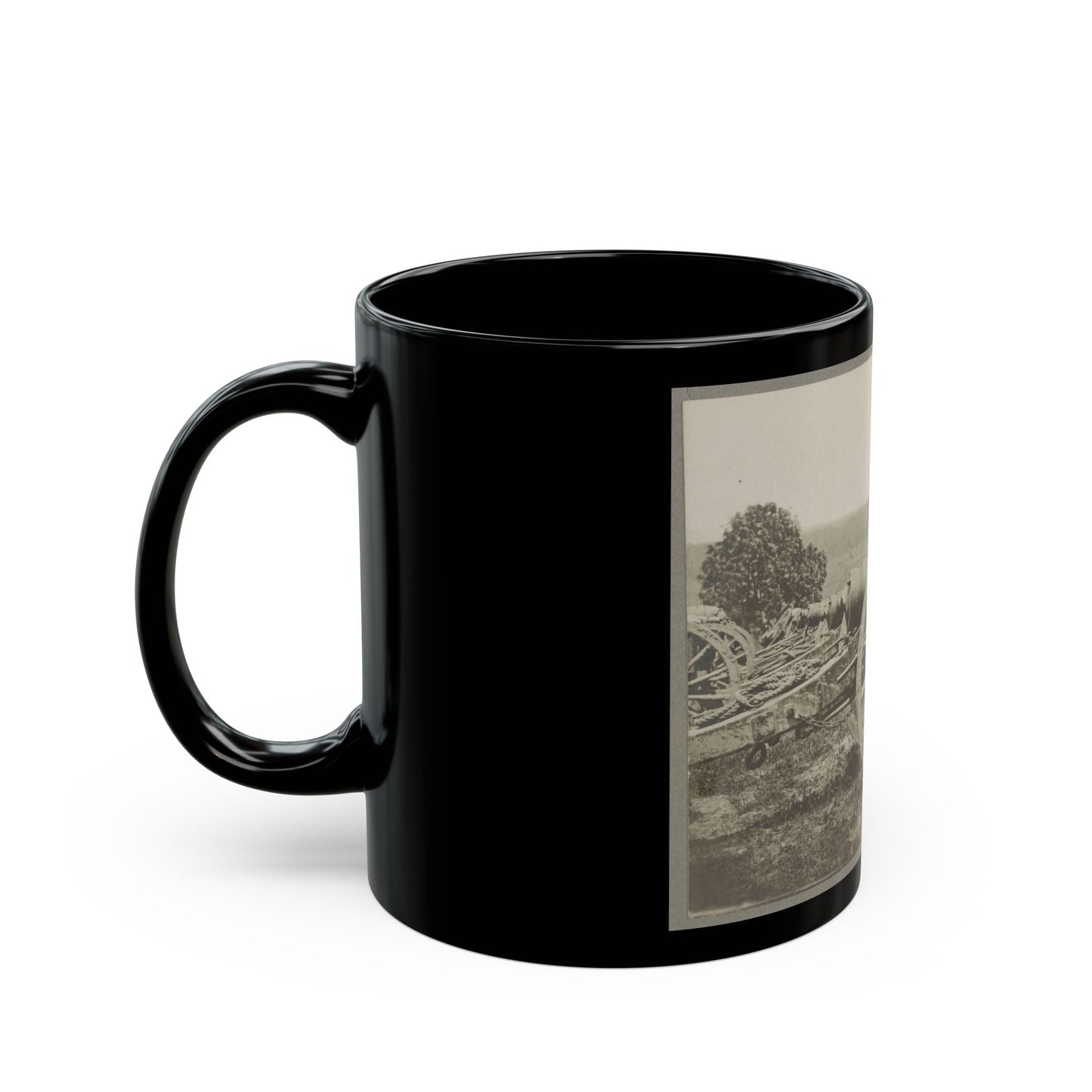 Battery - 1st N.Y. Artillery Battalion Near Fair Oaks, June 1862 (U.S. Civil War) Black Coffee Mug