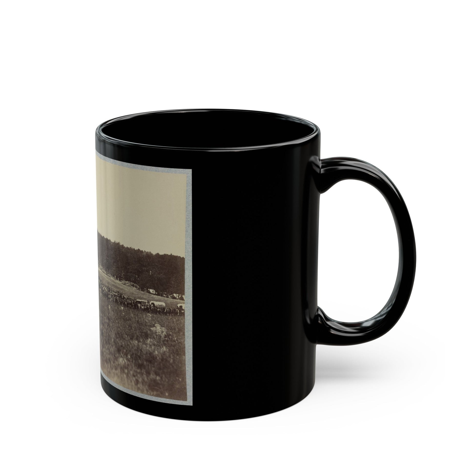 Battery A, 4th U.S. Artillery (U.S. Civil War) Black Coffee Mug-The Sticker Space