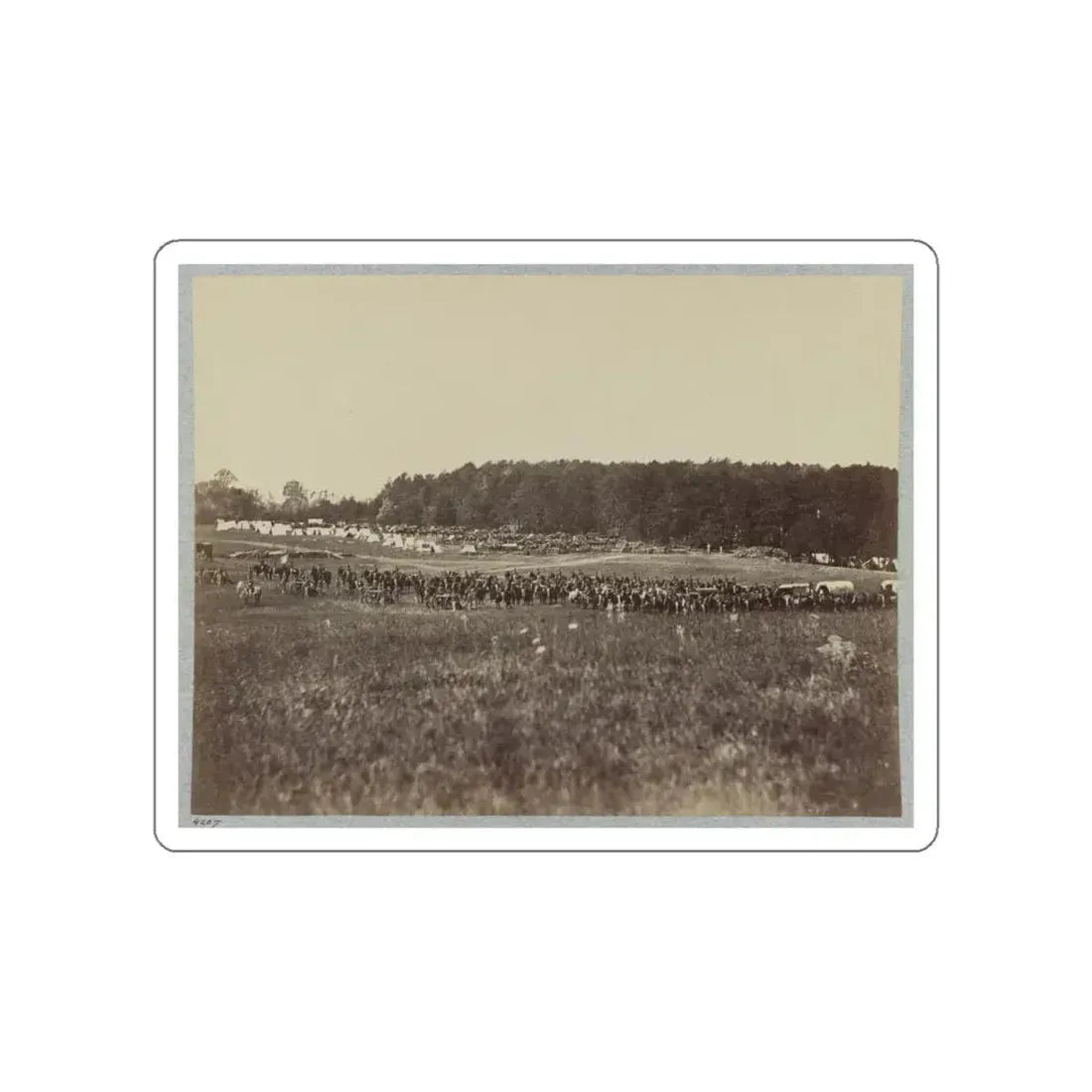 Battery A, 4th U.S. Artillery (U.S. Civil War) STICKER Vinyl Die-Cut Decal White Die-Cut 6 Inch - The Sticker Space