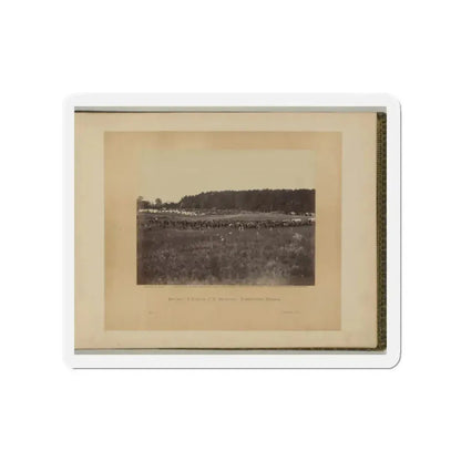 Battery A, Fourth U.S. Artillery, Robertson's Brigade (U.S. Civil War) Refrigerator Magnet 2 Inch Die-Cut - The Sticker Space