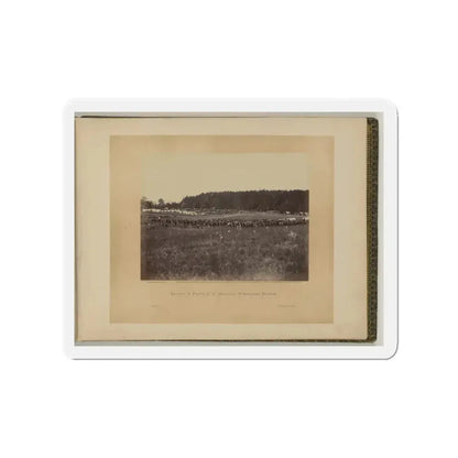 Battery A, Fourth U.S. Artillery, Robertson's Brigade (U.S. Civil War) Refrigerator Magnet 3 Inch Die-Cut - The Sticker Space