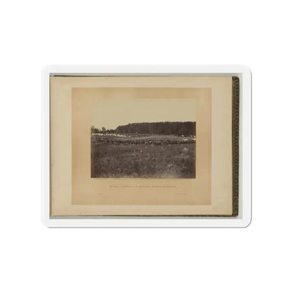 Battery A, Fourth U.S. Artillery, Robertson's Brigade (U.S. Civil War) Refrigerator Magnet 4 Inch Die-Cut - The Sticker Space