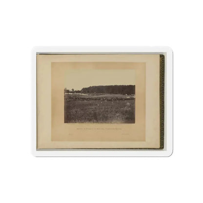 Battery A, Fourth U.S. Artillery, Robertson's Brigade (U.S. Civil War) Refrigerator Magnet 6 Inch Die-Cut - The Sticker Space