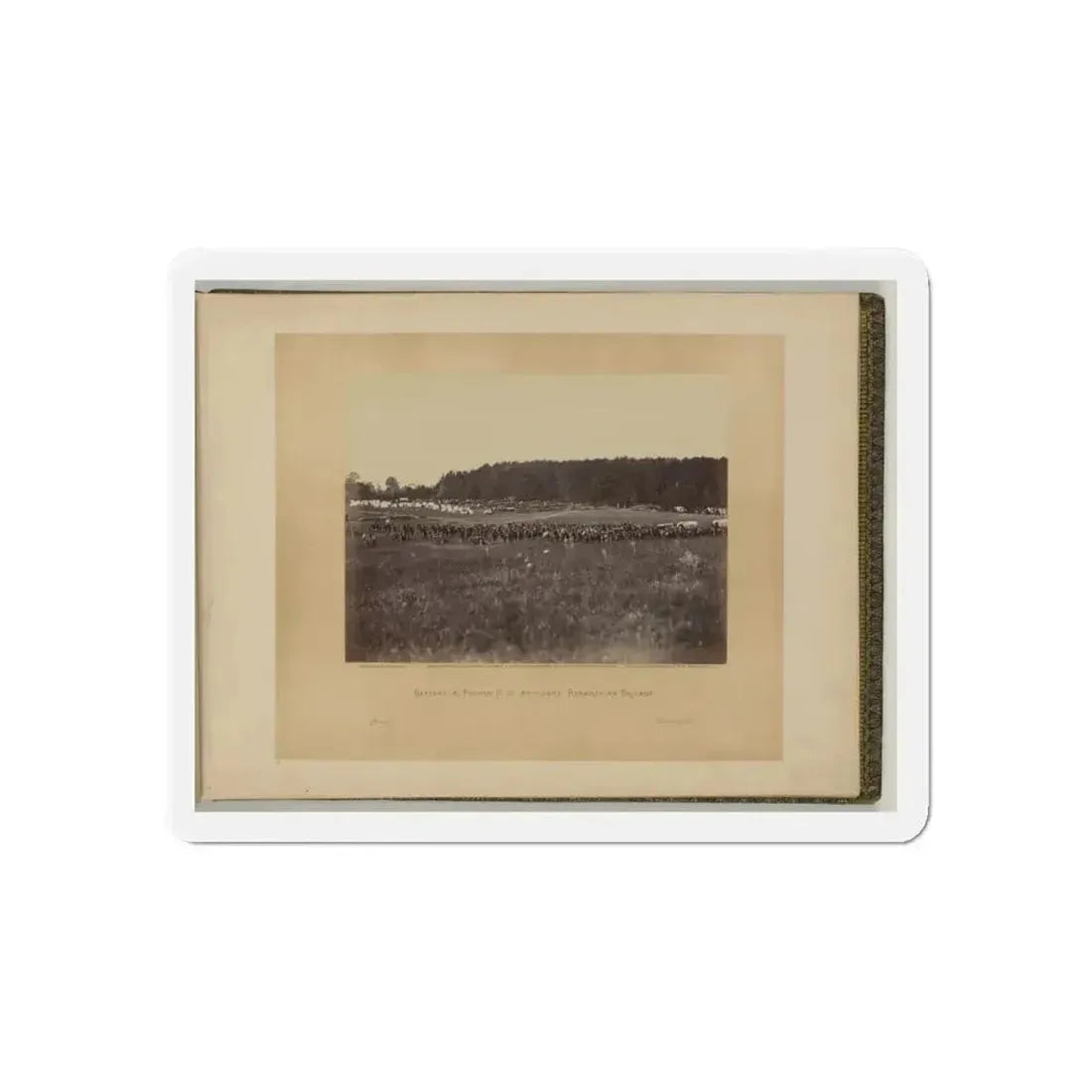 Battery A, Fourth U.S. Artillery, Robertson's Brigade (U.S. Civil War) Refrigerator Magnet - The Sticker Space