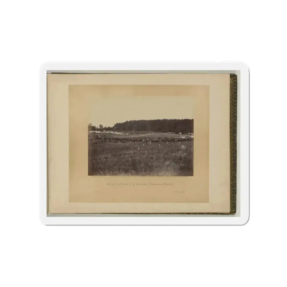 Battery A, Fourth U.S. Artillery, Robertson's Brigade (U.S. Civil War) Refrigerator Magnet - The Sticker Space