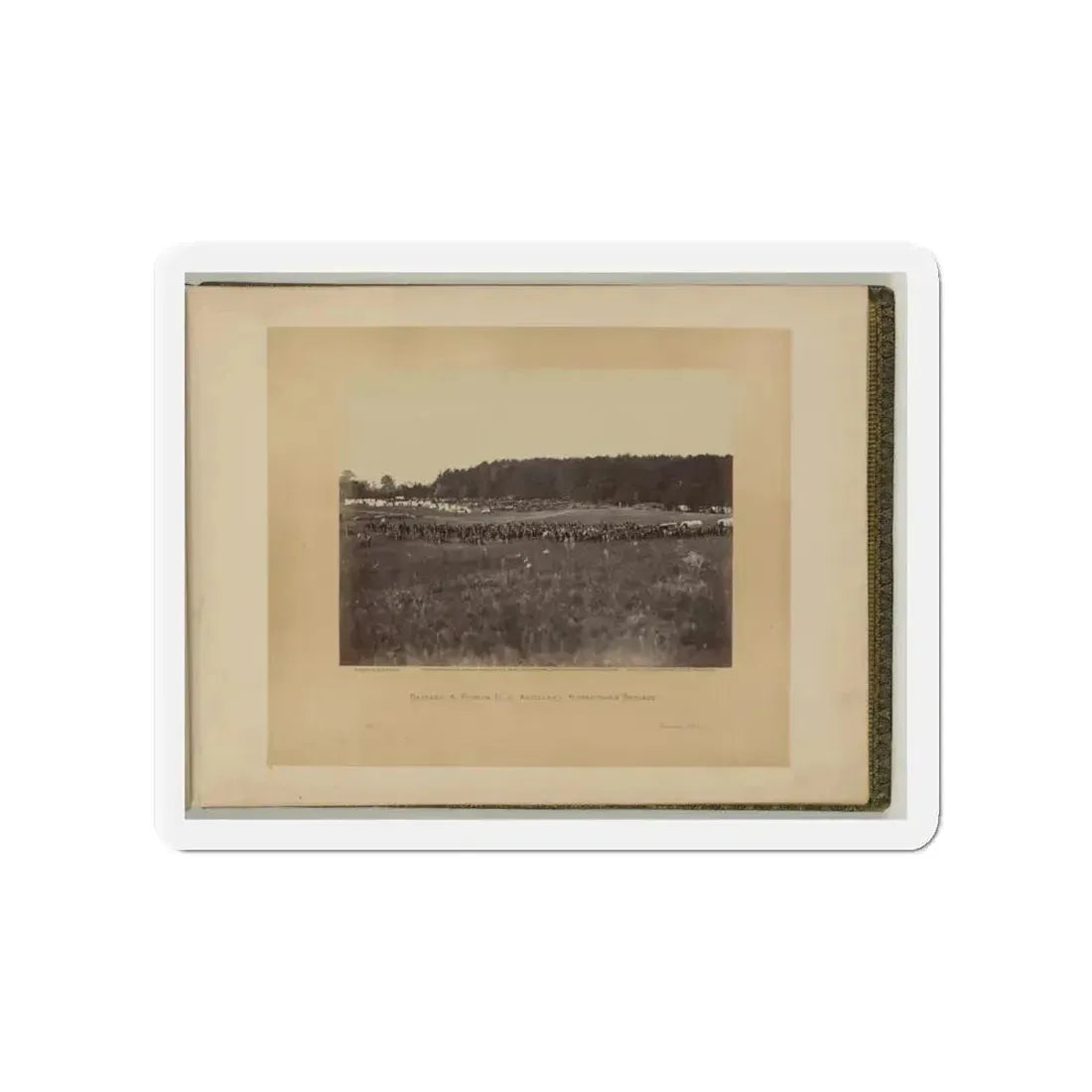 Battery A, Fourth U.S. Artillery, Robertson's Brigade (U.S. Civil War) Refrigerator Magnet - The Sticker Space