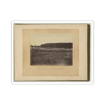 Battery a, Fourth U.S. Artillery, Robertson's Brigade (U.S. Civil War) STICKER Vinyl Kiss-Cut Decal 3 Inch White - The Sticker Space