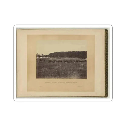 Battery a, Fourth U.S. Artillery, Robertson's Brigade (U.S. Civil War) STICKER Vinyl Kiss-Cut Decal 4 Inch White - The Sticker Space