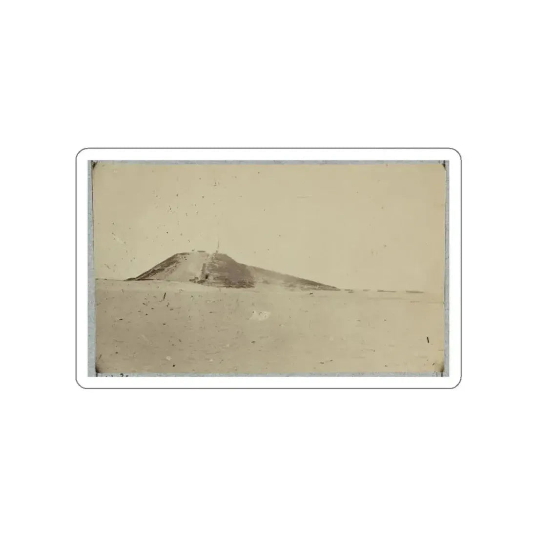 Battery Lamb Fort Fisher, N.C. (U.S. Civil War) STICKER Vinyl Die-Cut Decal White Die-Cut 5 Inch - The Sticker Space