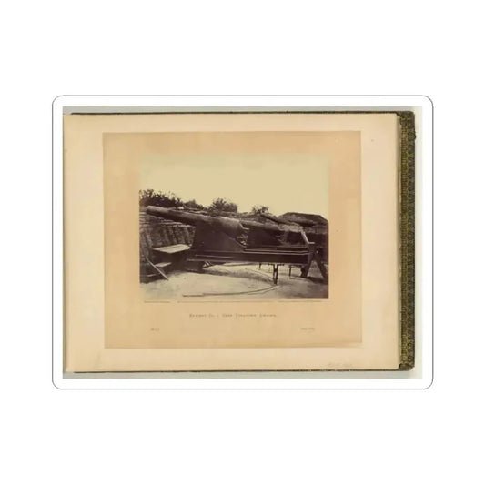 Battery No. 1, Near Yorktown, Virginia(2) (U.S. Civil War) STICKER Vinyl Kiss-Cut Decal 2 Inch White - The Sticker Space