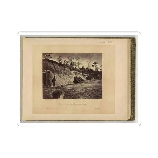 Battery No. 4, Near Yorktown, Virginia (U.S. Civil War) STICKER Vinyl Kiss-Cut Decal 2 Inch White - The Sticker Space
