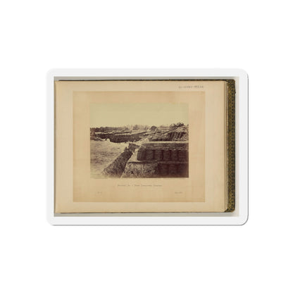 Battery No. 1, Near Yorktown, Virginia (U.S. Civil War) Refrigerator Magnet-4" x 4"-The Sticker Space