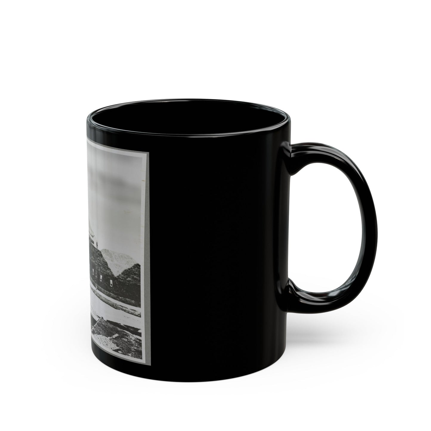 Battery Rodgers, (Interior), Vicinity, Alexandria, Va. (U.S. Civil War) Black Coffee Mug-The Sticker Space