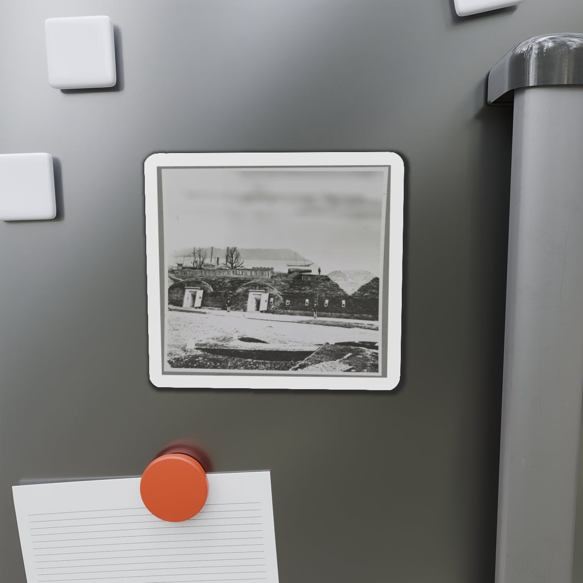 Battery Rodgers, (Interior), Vicinity, Alexandria, Va. (U.S. Civil War) Refrigerator Magnet-The Sticker Space