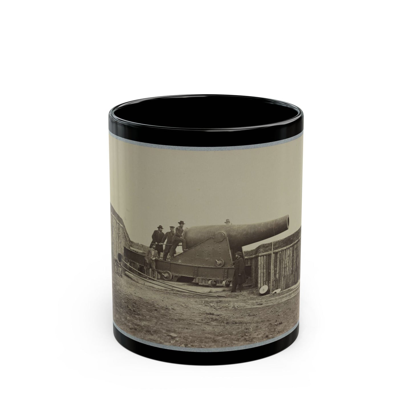 Battery Rodgers, Potomac River, Near Alexandria 001 (U.S. Civil War) Black Coffee Mug