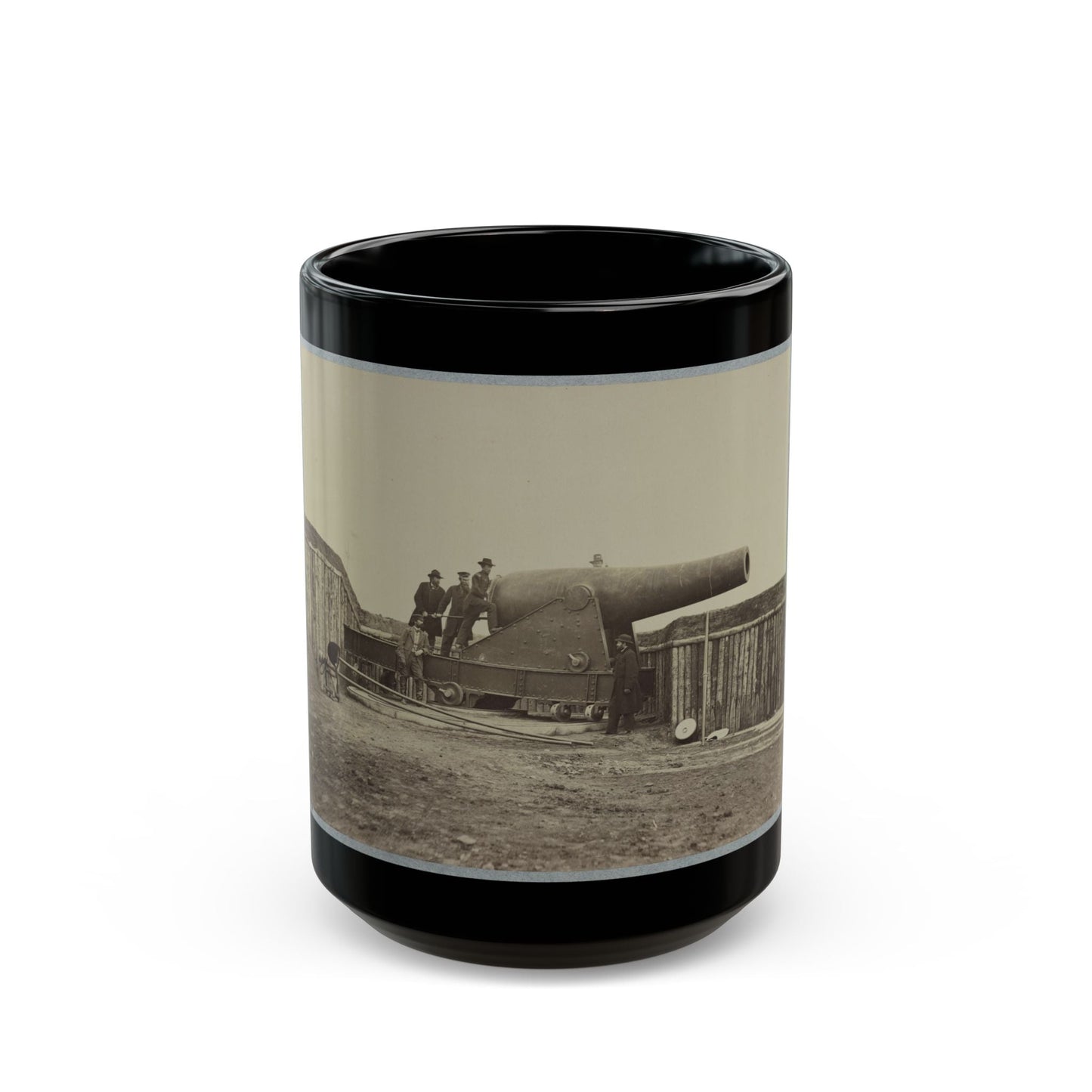 Battery Rodgers, Potomac River, Near Alexandria 001 (U.S. Civil War) Black Coffee Mug