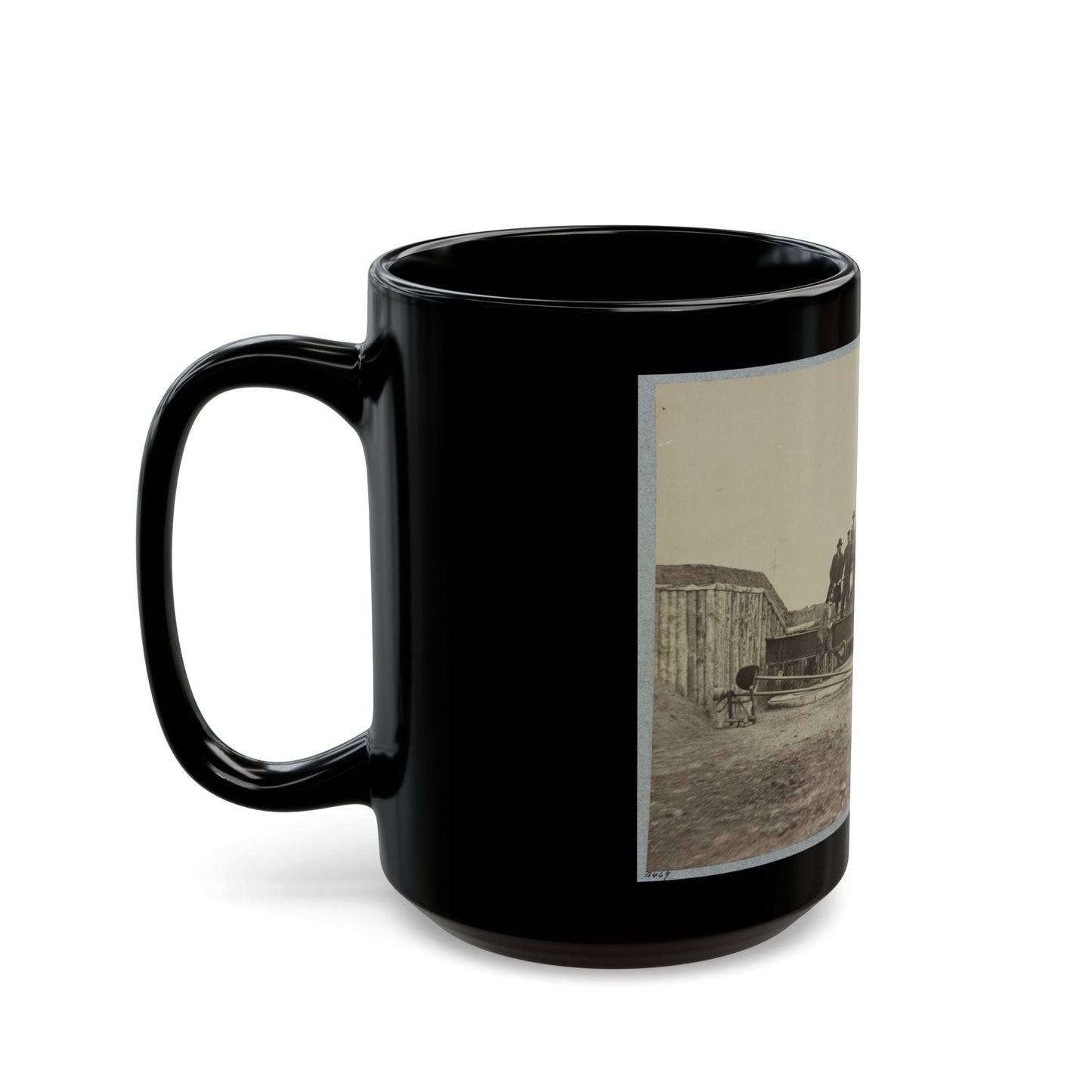 Battery Rodgers, Potomac River, Near Alexandria 001 (U.S. Civil War) Black Coffee Mug