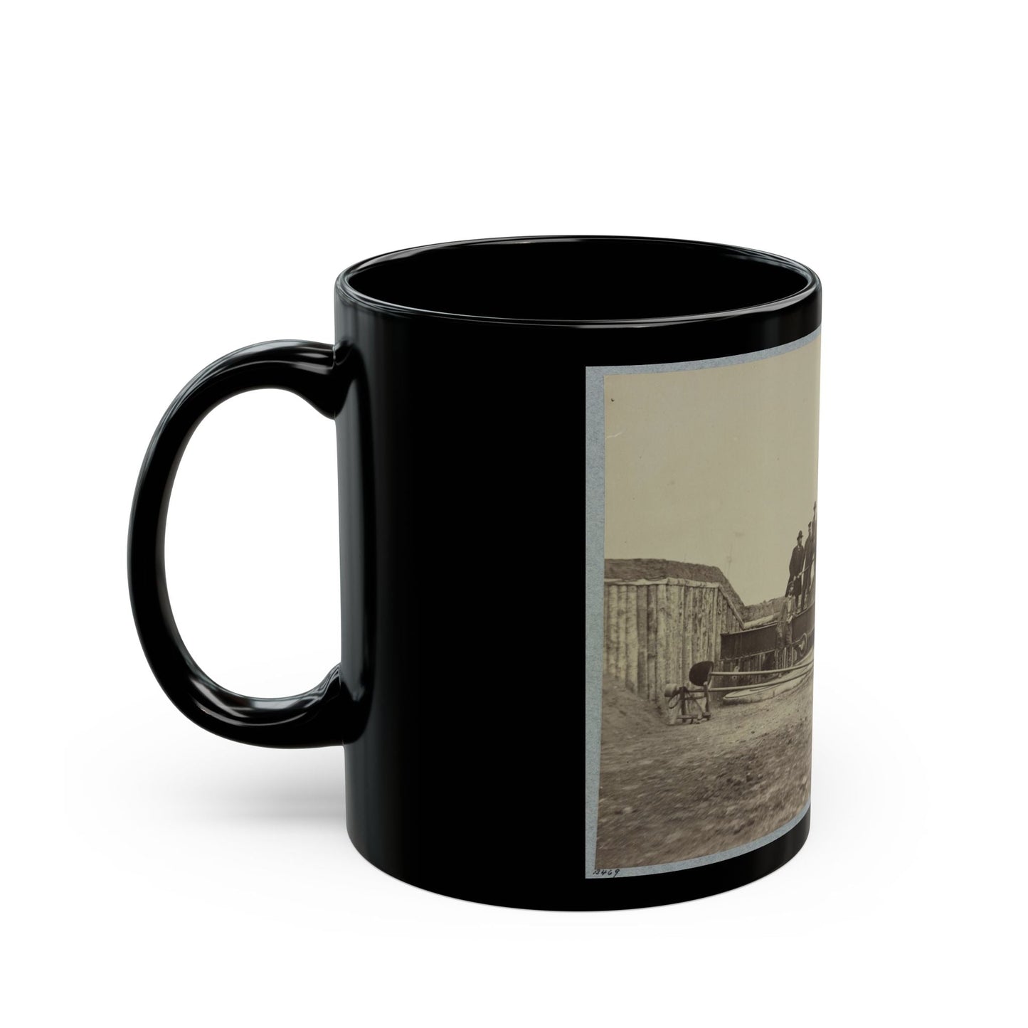 Battery Rodgers, Potomac River, Near Alexandria 001 (U.S. Civil War) Black Coffee Mug