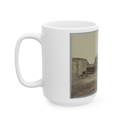 Battery Rodgers, Potomac River, Near Alexandria 001 (U.S. Civil War) White Coffee Mug