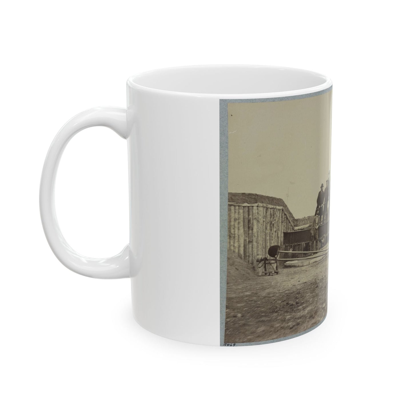 Battery Rodgers, Potomac River, Near Alexandria 001 (U.S. Civil War) White Coffee Mug