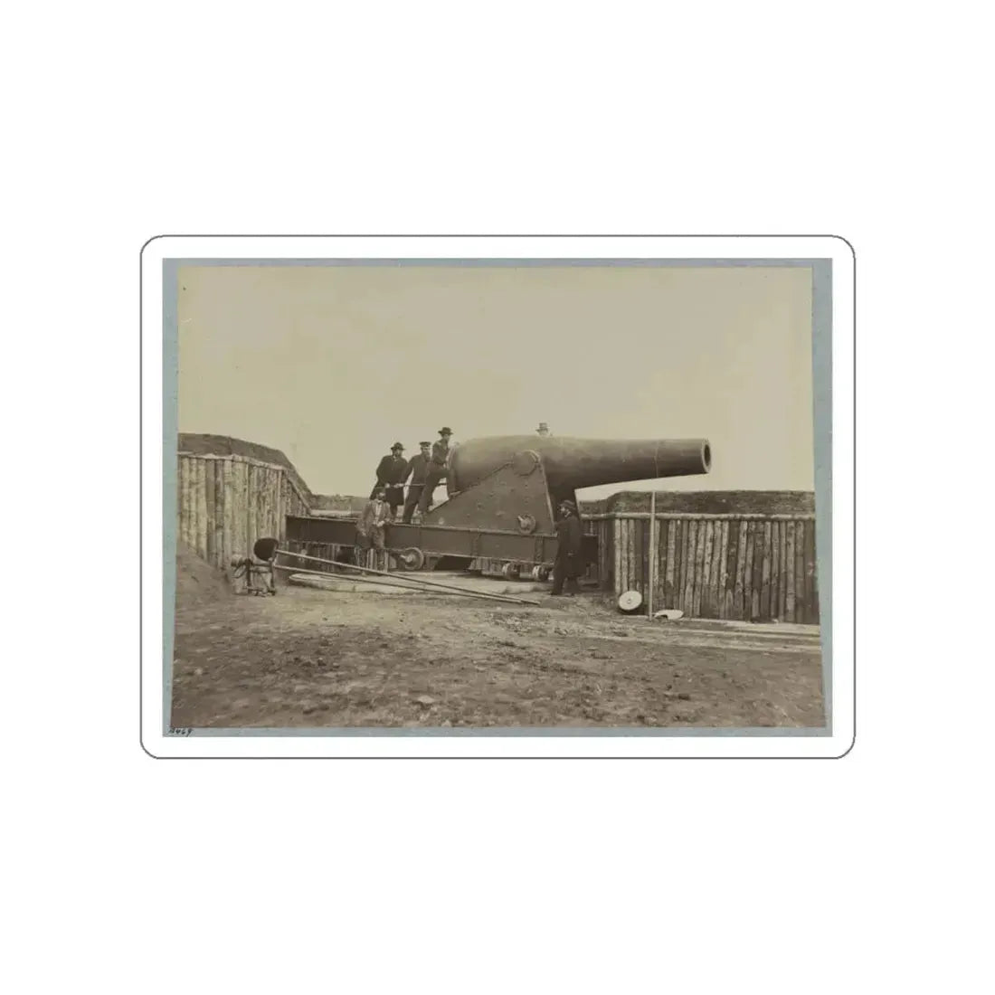 Battery Rodgers, Potomac River, Near Alexandria 001 (U.S. Civil War) STICKER Vinyl Die-Cut Decal White Die-Cut 6 Inch - The Sticker Space