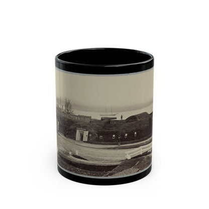 Battery Rodgers, Potomac River, Near Alexandria (U.S. Civil War) Black Coffee Mug-11oz-The Sticker Space