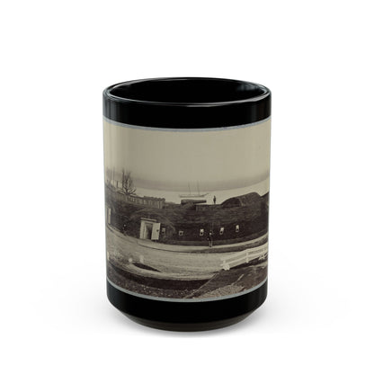 Battery Rodgers, Potomac River, Near Alexandria (U.S. Civil War) Black Coffee Mug-15oz-The Sticker Space