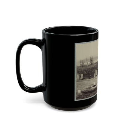 Battery Rodgers, Potomac River, Near Alexandria (U.S. Civil War) Black Coffee Mug-The Sticker Space