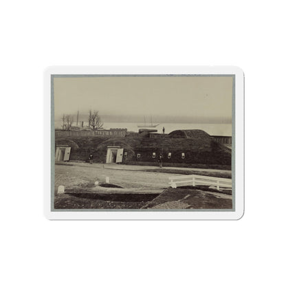 Battery Rodgers, Potomac River, Near Alexandria (U.S. Civil War) Refrigerator Magnet-3" x 3"-The Sticker Space