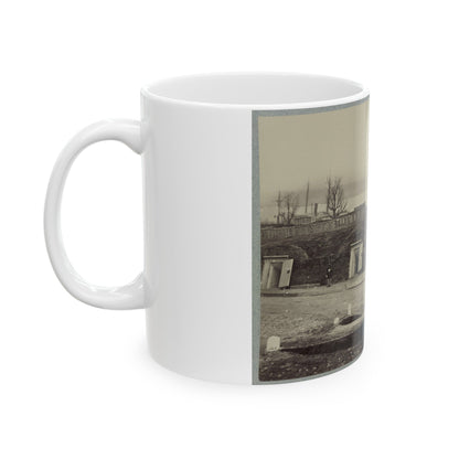 Battery Rodgers, Potomac River, Near Alexandria (U.S. Civil War) White Coffee Mug-The Sticker Space