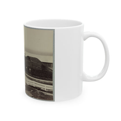 Battery Rodgers, Potomac River, Near Alexandria (U.S. Civil War) White Coffee Mug-The Sticker Space