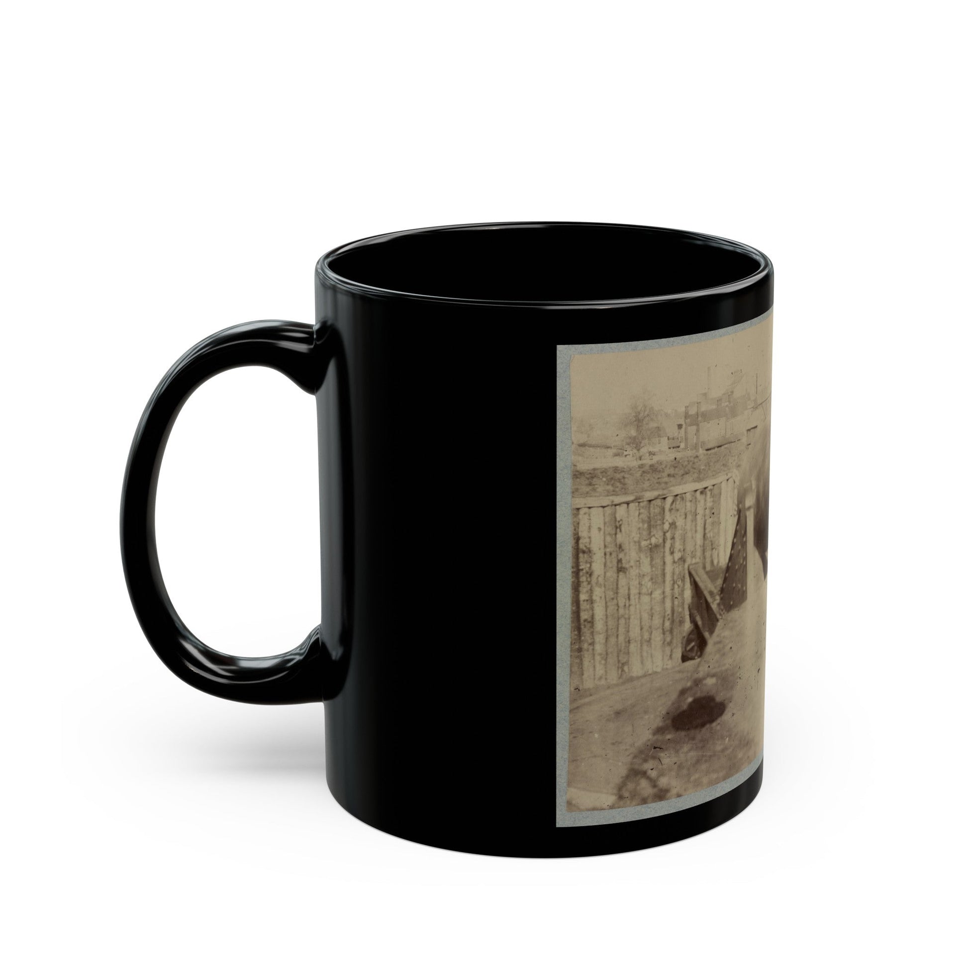 Battery Rodgers (U.S. Civil War) Black Coffee Mug-The Sticker Space