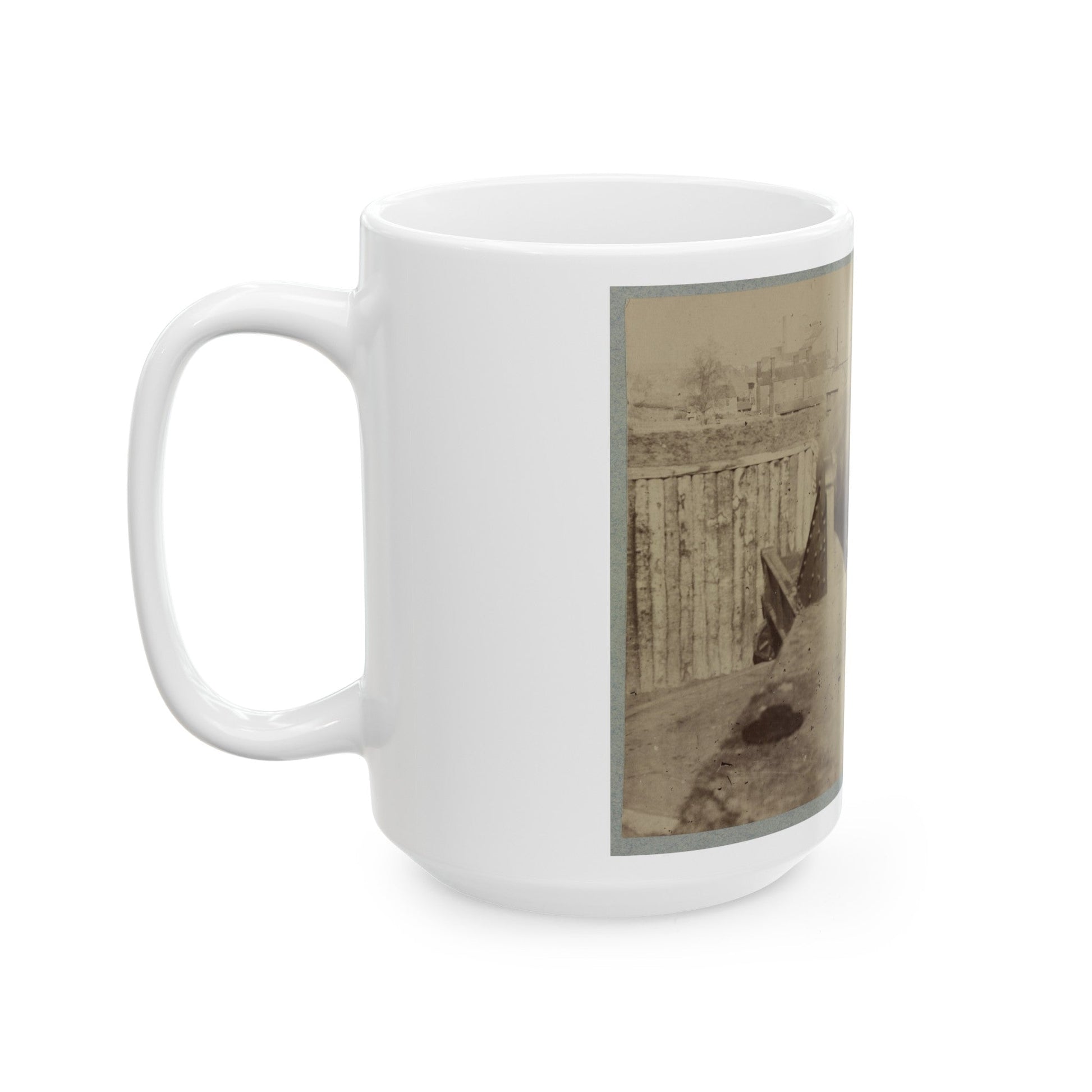 Battery Rodgers (U.S. Civil War) White Coffee Mug-The Sticker Space