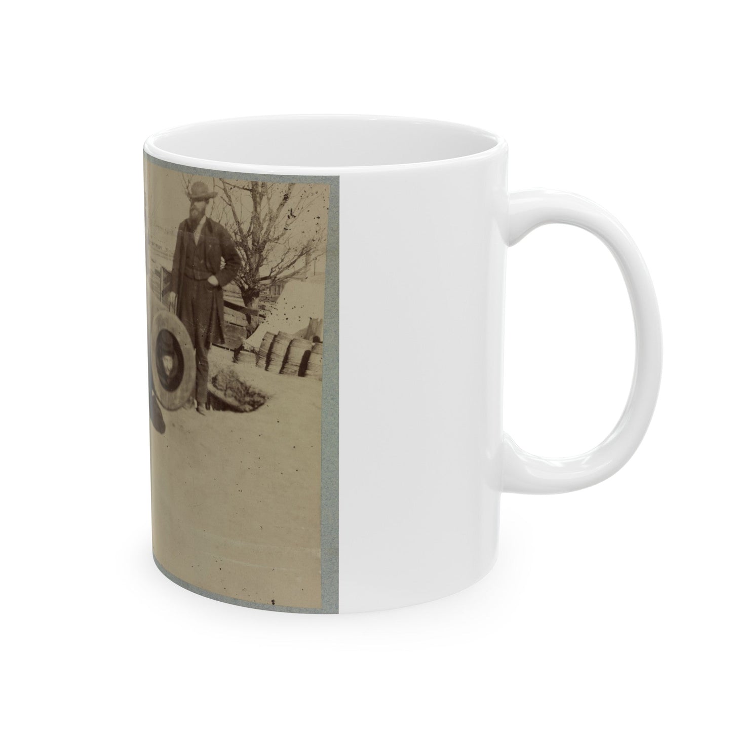 Battery Rodgers (U.S. Civil War) White Coffee Mug-The Sticker Space