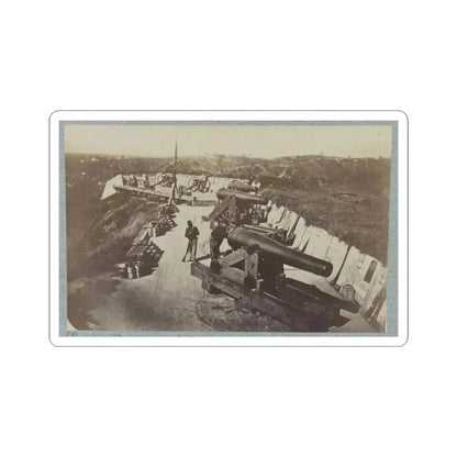 Battery Sherman, Vicksburg, Miss. (U.S. Civil War) STICKER Vinyl Kiss-Cut Decal 6 Inch White - The Sticker Space