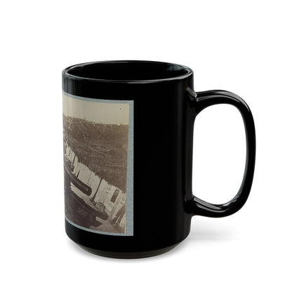 Battery Sherman, Vicksburg, Miss. (U.S. Civil War) Black Coffee Mug-The Sticker Space