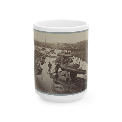 Battery Sherman, Vicksburg, Miss. (U.S. Civil War) White Coffee Mug-15oz-The Sticker Space