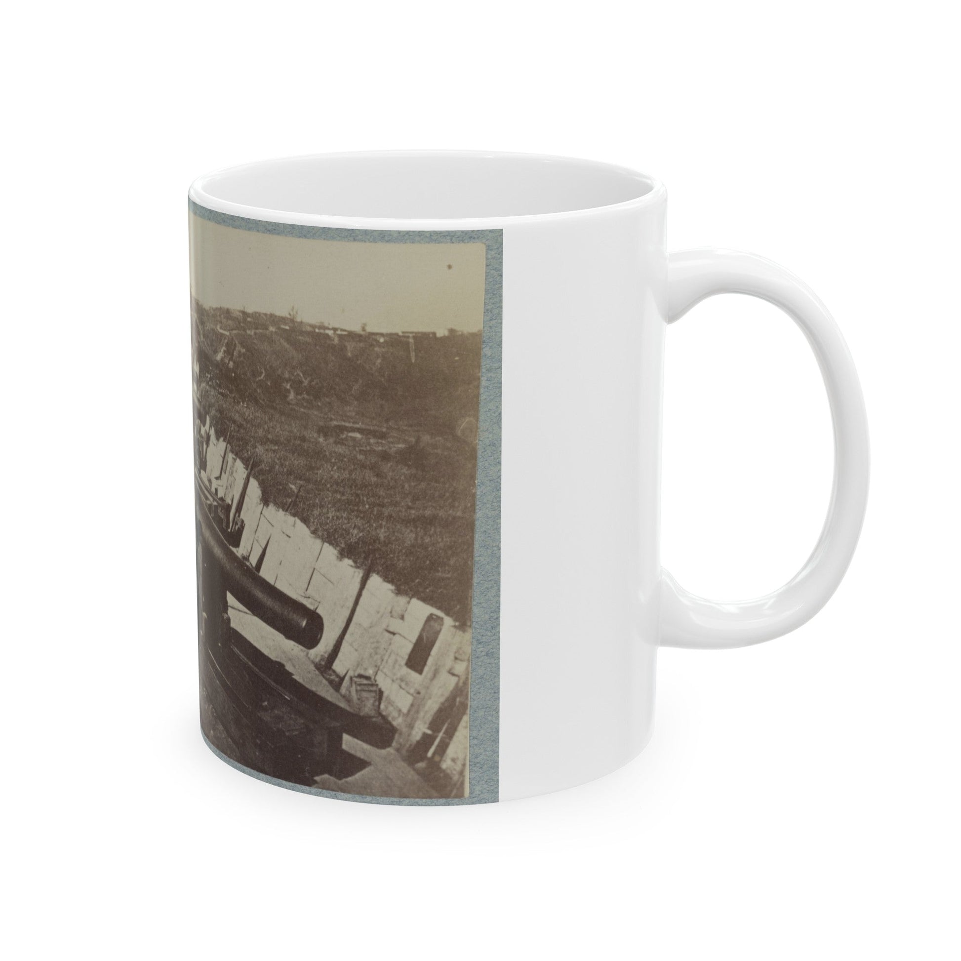 Battery Sherman, Vicksburg, Miss. (U.S. Civil War) White Coffee Mug-The Sticker Space