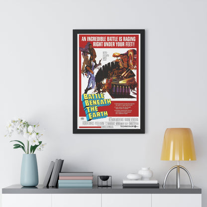 BATTLE BENEATH THE EARTH 1967 - Framed Movie Poster-The Sticker Space