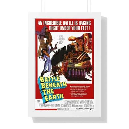 BATTLE BENEATH THE EARTH 1967 - Framed Movie Poster - The Sticker Space