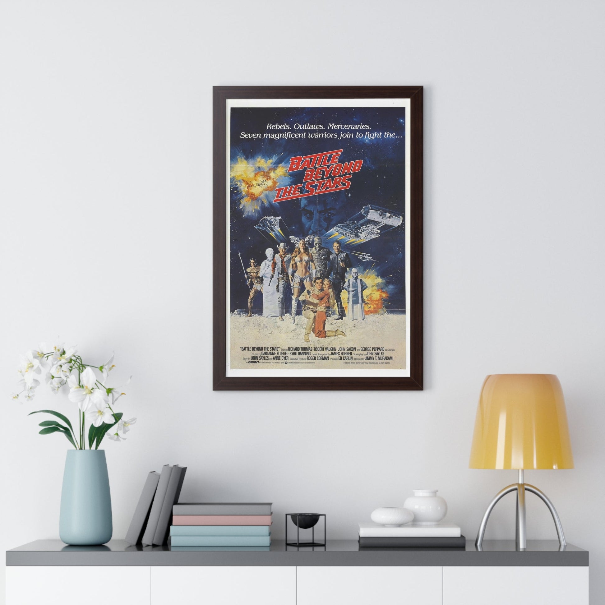 BATTLE BEYOND THE STARS 1980 - Framed Movie Poster-The Sticker Space