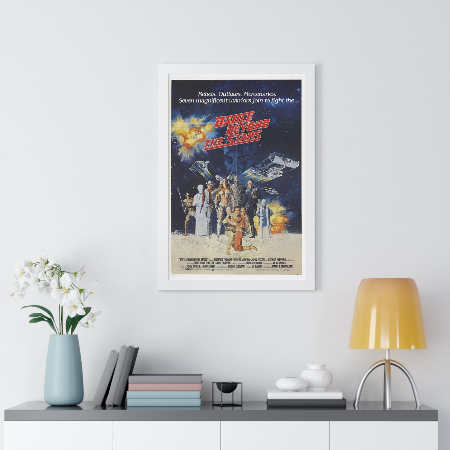 BATTLE BEYOND THE STARS 1980 - Framed Movie Poster-The Sticker Space