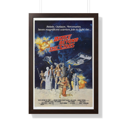 BATTLE BEYOND THE STARS 1980 - Framed Movie Poster-20" x 30"-The Sticker Space