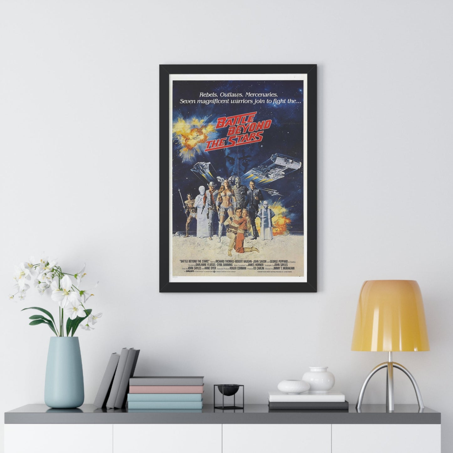 BATTLE BEYOND THE STARS 1980 - Framed Movie Poster-The Sticker Space