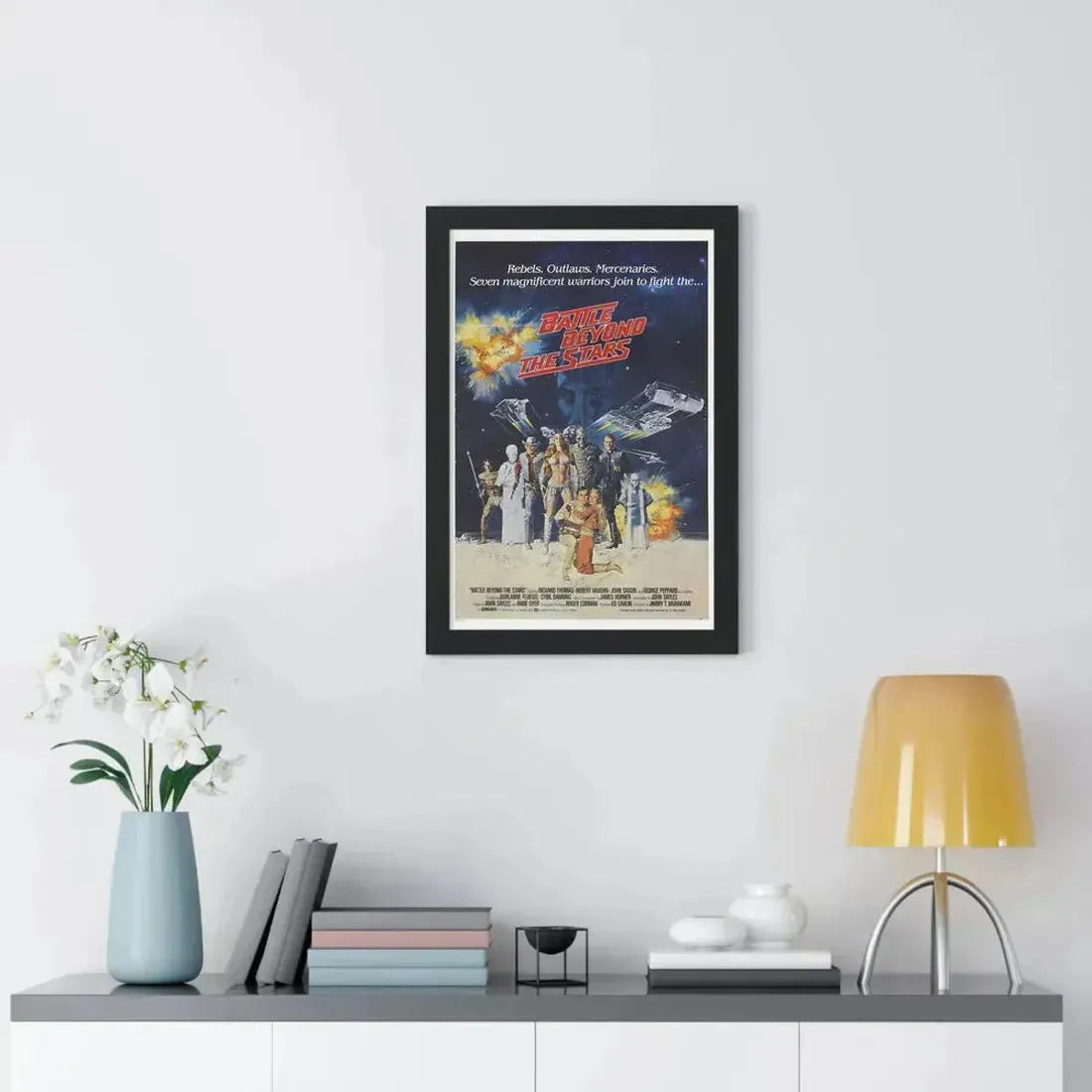 BATTLE BEYOND THE STARS 1980 - Framed Movie Poster - The Sticker Space