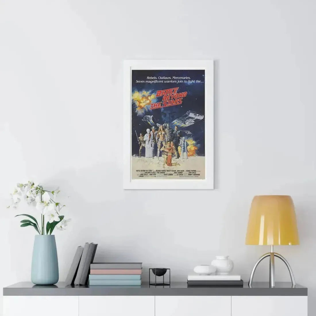 BATTLE BEYOND THE STARS 1980 - Framed Movie Poster - The Sticker Space