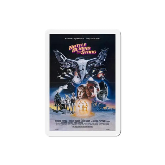 Battle Beyond the Stars 1980 Movie Poster Refrigerator Magnet 2 Inch - The Sticker Space